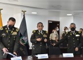La excomandante de Policía Tannya Varela (centro).