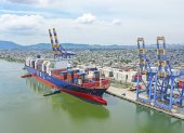 Puerto.- Los movimientos comerciales en el puerto de Guayaquil.
