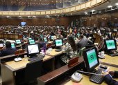 Instalaciones. El Pleno de la Asamblea Nacional en una votación.