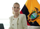 Lavinia Valbonesi, primera dama del Ecuador.