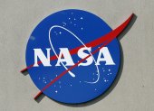 Fotografía de archivo del logo de la NASA. EFE/AARON M. SPRECHER
