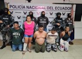 Los detenidos del caso.