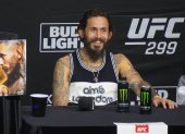"Chito" Vera UFC 299, en su primer "careo" antes de su pelea