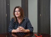 Justicia. Verónica Sarauz dice que tras el asesinado de su esposo, Fernándo Villavicencio, están las altas esferas de la política y de la delincuencia.