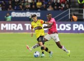 Braian Oyola de Barcelona estuvo bien en su debut en Quito.