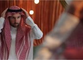 El futbolista argentino Lionel Messi es la imagen de una marca importante de vestimenta típica árabe