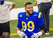 Aaron Donald, campeón en el Super Bowl anunció su retiro profesional de la NFL