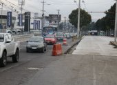 Referencial. Tras los trabajos de repavimentación las vías presentaron nuevamente fisuras y hundimientos