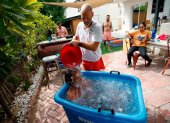 La práctica de la inmersión en hielo entre deportistas es común, pero siempre debe ser guiada por especialistas en el tema de rehabilitación física.