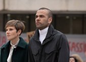 El exfutbolista Dani Alves acudió a la Audiencia en Barcelona, tras su salida de la cárcel