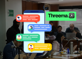 Threema permite realizar llamadas de voz y video.