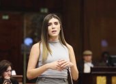 Valentina Centeno es asambleísta del oficialismo y coordinadora del bloque de gobierno en la Asamblea Nacional.