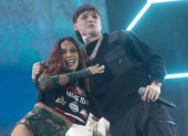 Anitta y Peso Pluma compartiendo escenario en famoso festival