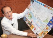 Iniciativa. Más de 200 establecimientos gastronómicos ubicados en Guayaquil y La Puntilla han sido incluidos en el mapa hecho por Raúl Suconota.