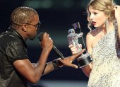 Kanye West y Taylor Swift en los VMA"s de 2009