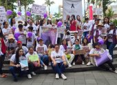 La jornada de protesta se vivió en el parque Central de Santo Domingo
