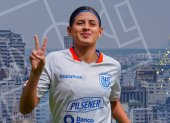 Kathleen Mendoza jugadora de Ecuador y de Toreros FC.
