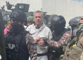 Jorge Glas fue detenido en medio de un considerado despliegue policial y militar.