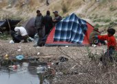 Ciudad de Juárez. Familias enteras buscan distintas maneras de sobrevivir en su camino a Estados Unidos.