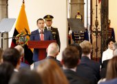 El presidente Daniel Noboa sostuvo que el país es más seguro que hace seis meses.