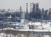 Una refinería de petróleo en Rusia. La capacidad de refinar petróleo de Rusia había caído en un 12 % a finales de marzo, según los servicios de seguridad ucranianos.