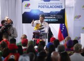 Caracas. Nicolás Madura, en una de sus presentaciones recientes.