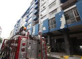 El incendio fue en un edificio ubicado en las calles Junín y Córdoba.