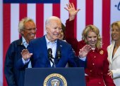 Filadelfia. Joe Biden recibe el respaldo de la familia Kennedy.
