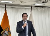 El titular encargado de Energía, Roberto Luque, en rueda de prensa este 22 de abril de 2024.