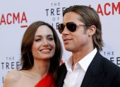 Brad Pitt y Angelina Jolie en la premier de "The tree of life" en mayo de 2011