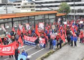 Este miércoles 1 de mayo se realizan las marchas por el Día Internacional del Trabajador en distintas ciudades del Ecuador.