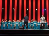 El coro ecuatoriano Schola Cantorum ganó un concurso en Bélgica.
