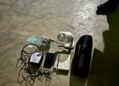 Elementos. Parte de la evidencia decomisada en la provincia del Guayas.