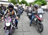 Los motociclistas desfilaron por las calles de la ciudad