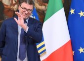 Autoridad.- El ministro de Economía de Italia, Giancarlo Giorgetti.