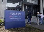 Empresa.- La entrada de la planta de producción de vacunas VaxThera.
