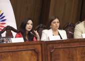 Pamela Aguirre intentó que Ronny Aleaga comparezca en la Comisión de Fiscalización, cuando intervenía la fiscal Diana Salazar.