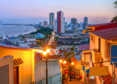 Guayaquil, ciudad conocida como El Puerto Principal.