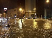 Milán. El río Seveso inundó calles tras las fuertes lluvias.