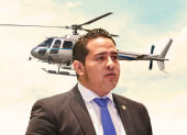 ¿Ronny Aleaga llegó en helicóptero a Caracas para llevarse a su hijo?