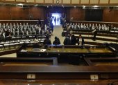 Durante el 22 y 23 de mayo en la Asamblea se desarrollaron los preparativos para el informe a la Nación de Noboa.