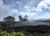 Erupción del volcán Kilauea (Hawai) en 2018.