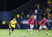 Barcelona se aferra a la victoria de Orense ante Independiente del Valle, para llevarse la primera etapa.