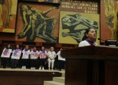 Casos. A finales de mayo las familias de las víctimas de femicidio hicieron demandas en la Asamblea Nacional.