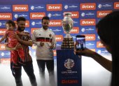 El trofeo de la Copa América fue exhibido en Sao Paulo, Brasil