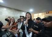 Sheynnis Palacios, Miss Universo, fue recibida en Ecuador