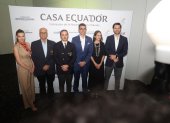 El presidente del COE y ministros durante el evento de lanzamiento.