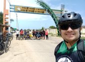 Varios ciclistas ya hacen entrenamientos de campo en la III Ruta Binacional de Ciclismo que será en octubre.
