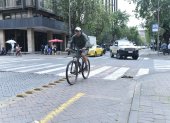 Caso. A diario se evidencia el irrespeto a estas vías y ciclistas.