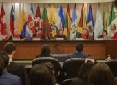 Archivo. Una sesión de la Corte Interamericana de Derechos Humanos (CorteIDH)